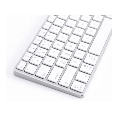 Teclado Bluetooth Advance Compact Silver