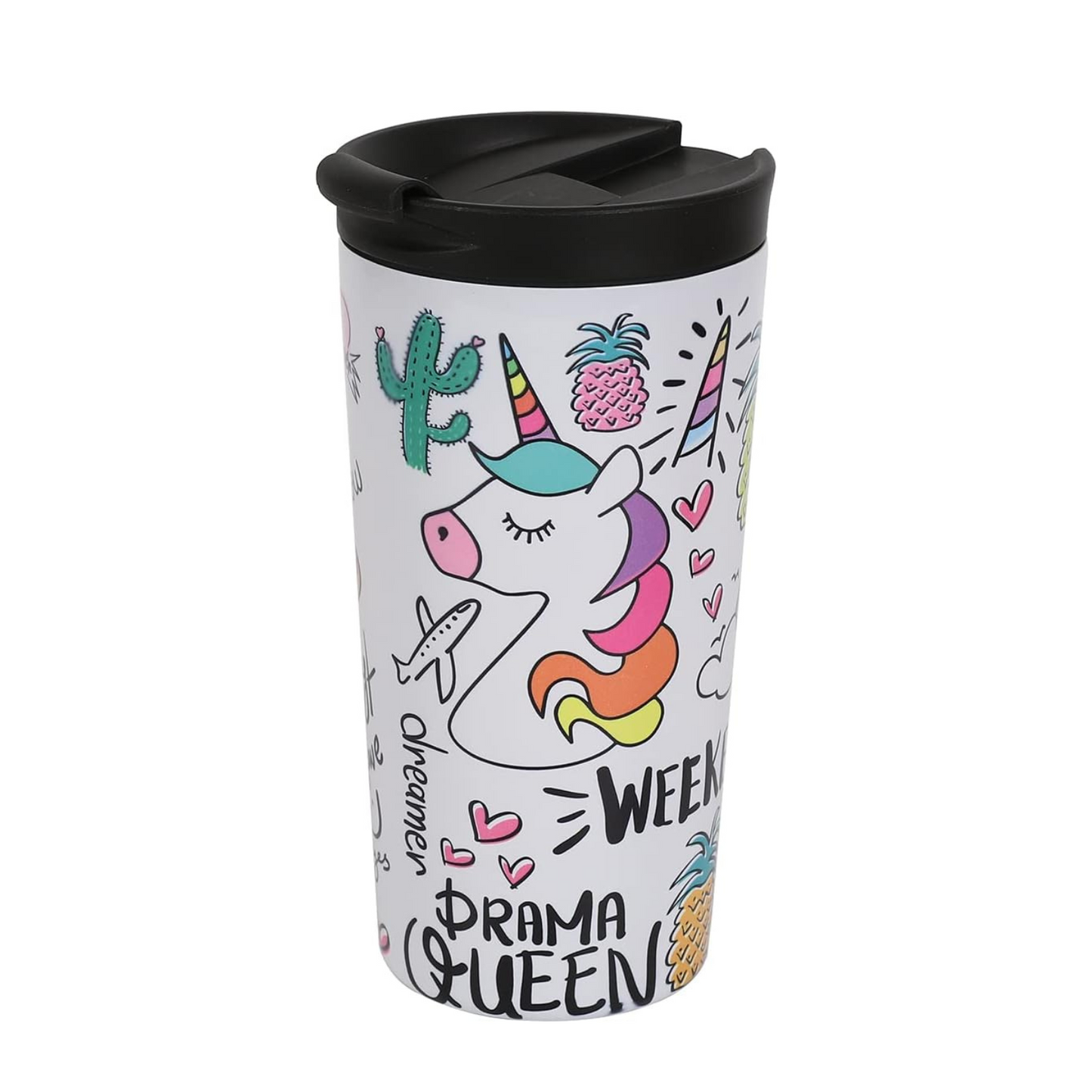 Caneca de Viagem I-Drink 260ML - Unicórnio