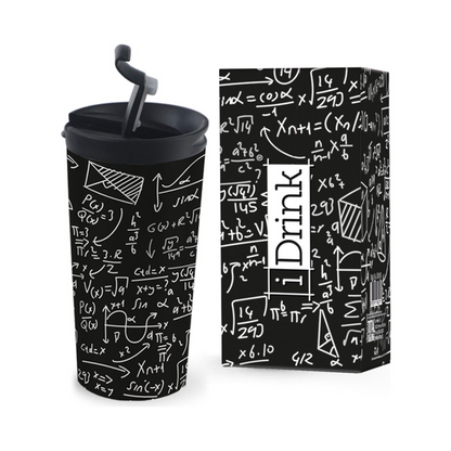 Caneca de Viagem I-Drink 260ML - Matemática