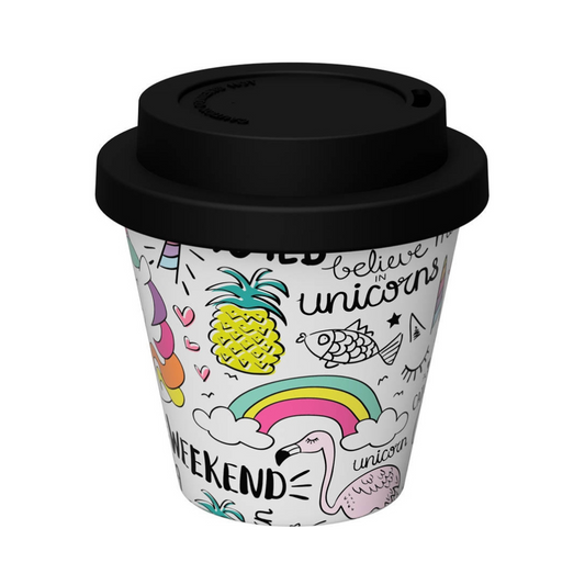 Copo de Café I-Drink 90ML - Unicornio